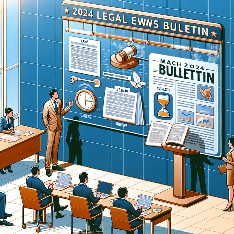 Illustration of Présentation du bulletin d’actualité juridique de mars 2024 - Actualité - INRS