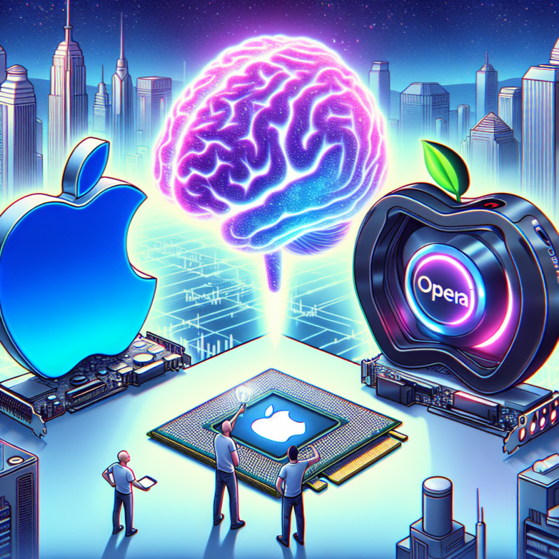 Illustration of Apple et Nvidia pourraient être les prochains grands investisseurs d'OpenAI | TechCrunch