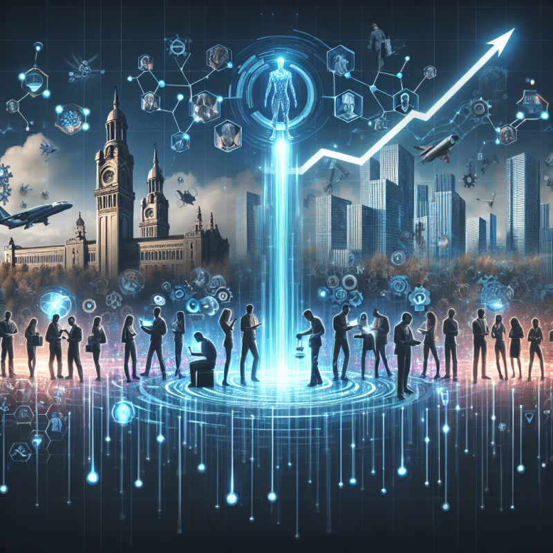 Illustration of Gestionnaires de talents en IA, villes universitaires technocapitalistes et une hausse des acquisitions de technologie de défense
