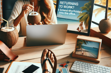 Illustration of Vous reprenez le travail? 5 conseils pour prolonger l'esprit des vacances à la rentrée