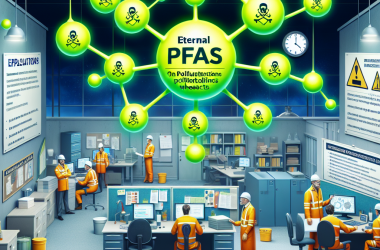 Illustration of Pfas ou polluants éternels et santé au travail : explications de l’INRS - Actualité - INRS
