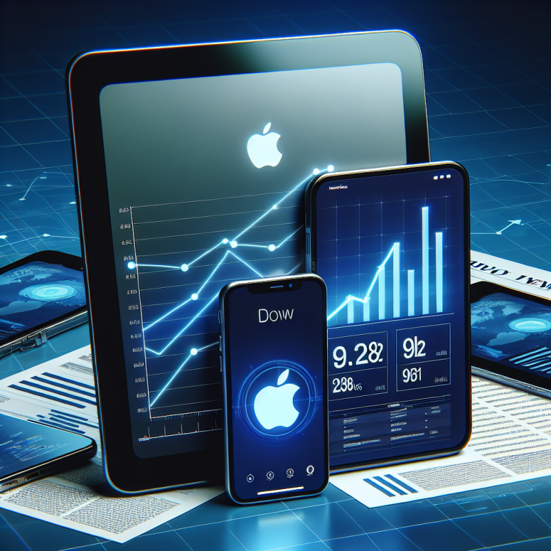 Illustration of 'Les ventes de l'iPad aident Apple au moment où l'iPhone continue de chuter | TechCrunch'