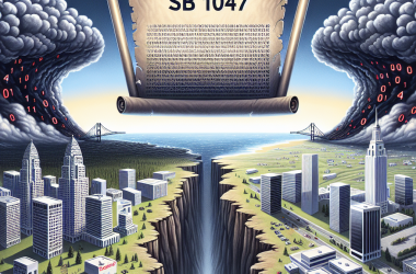Illustration of Le projet de loi californien sur l'IA, SB 1047, vise à prévenir les catastrophes de l'IA, mais la Silicon Valley prévient qu'il en causera une | TechCrunch