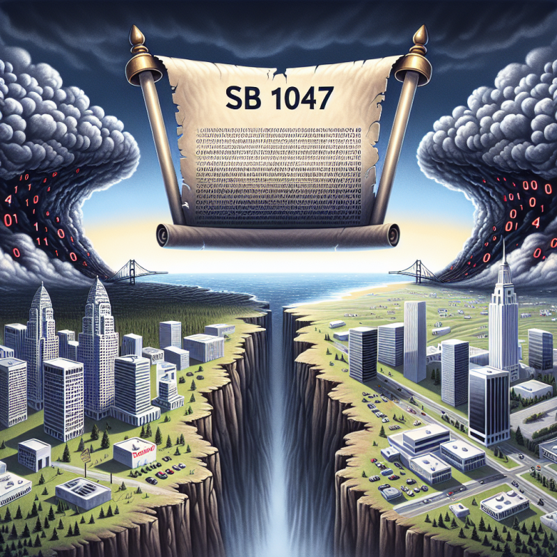 Illustration of Le projet de loi californien sur l'IA, SB 1047, vise à prévenir les catastrophes de l'IA, mais la Silicon Valley prévient qu'il en causera une | TechCrunch