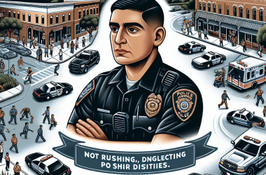 Illustration of Un agent de police municipale ne doit pas bâcler son intervention