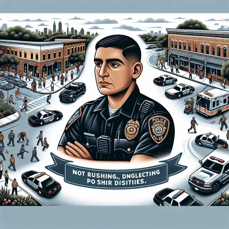 Illustration of Un agent de police municipale ne doit pas bâcler son intervention