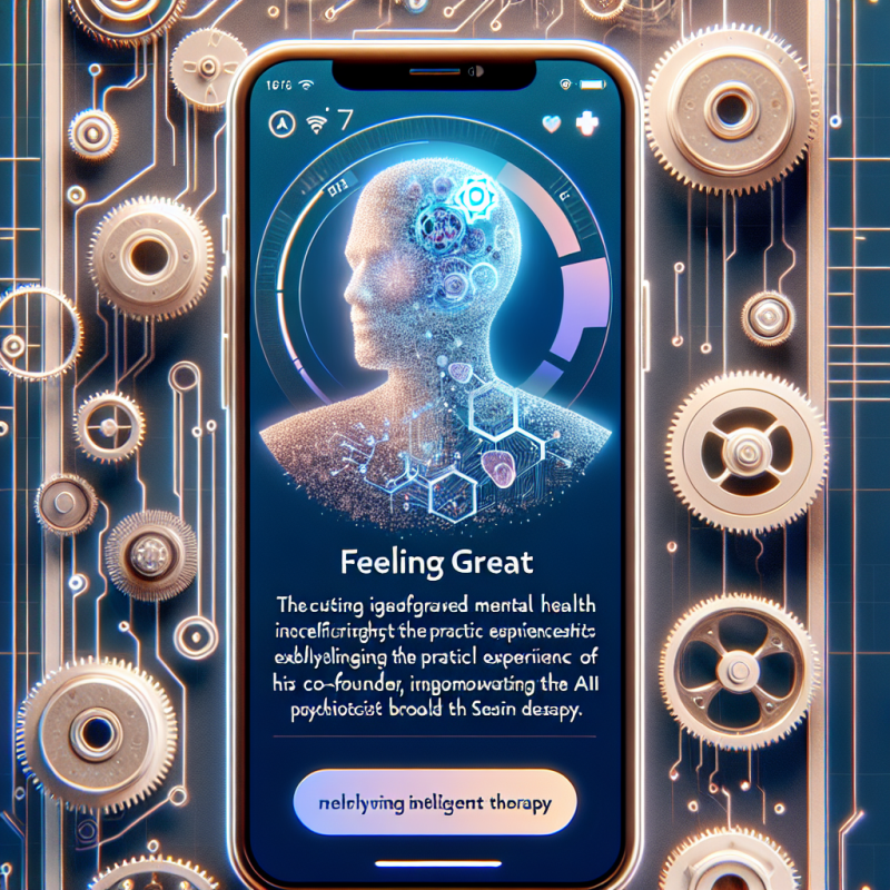 Illustration of L'application de thérapie 'Feeling Great' convertit l'expérience de son co-fondateur psychiatre en IA