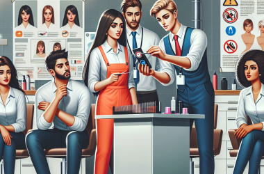 Illustration of Nouveaux embauchés : un nouvel outil pour prévenir les risques professionnels dans le secteurs des métiers de la beauté - Actualité - INRS