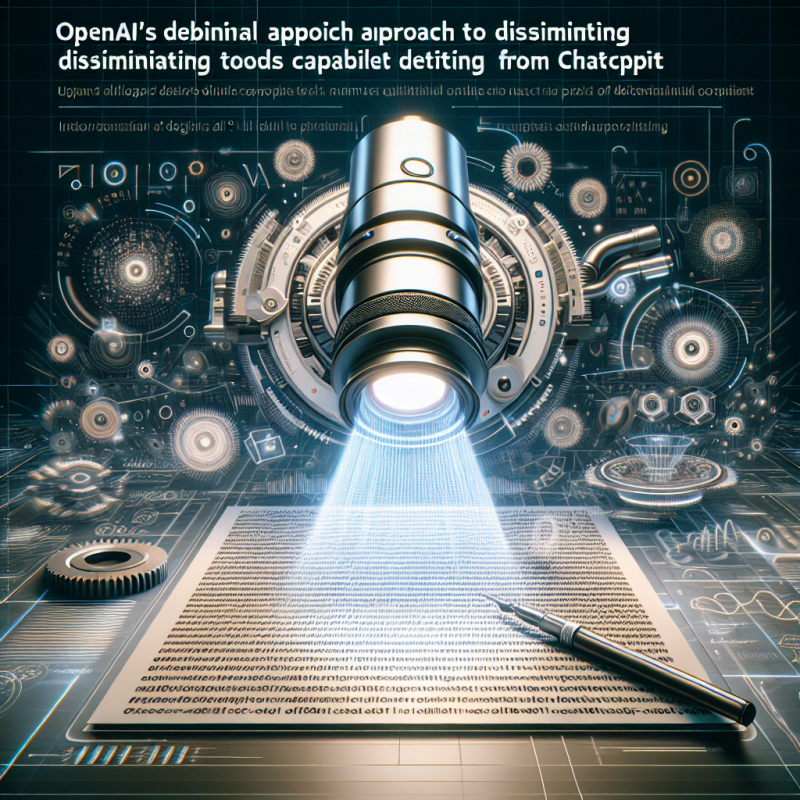 Illustration of OpenAI affirme adopter une ‘approche délibérée’ pour diffuser des outils capables de détecter l'écriture provenant de ChatGPT | TechCrunch