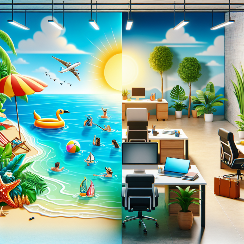 Illustration of Optimiser les vacances d'été et le retour de vos collaborateurs