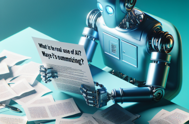 Illustration of A quoi sert vraiment l'IA ? Peut-être pas à faire des résumés | TechCrunch