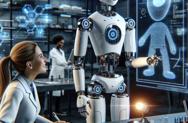 Illustration of Le nouveau robot humanoïde de Figure utilise OpenAI pour des conversations en langage naturel