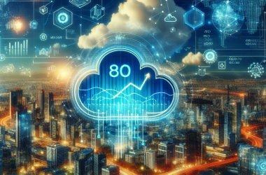 Illustration of Le chiffre d'affaires de l'infrastructure Cloud a approché les 80 milliards de dollars ce trimestre | TechCrunch