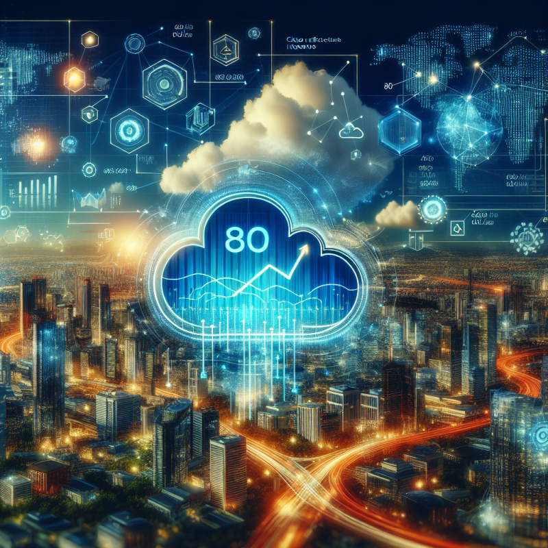 Illustration of Le chiffre d'affaires de l'infrastructure Cloud a approché les 80 milliards de dollars ce trimestre | TechCrunch