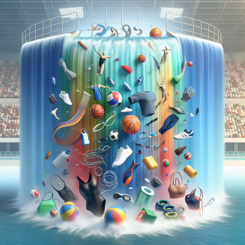 Illustration of Cascade de nouveaux équipements en vue de la baignade pour les Jeux