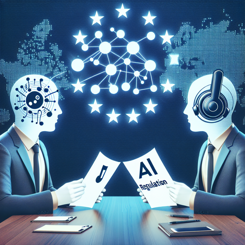 Illustration of Les PDG de Meta et Spotify critiquent la réglementation de l'IA dans l'UE | TechCrunch
