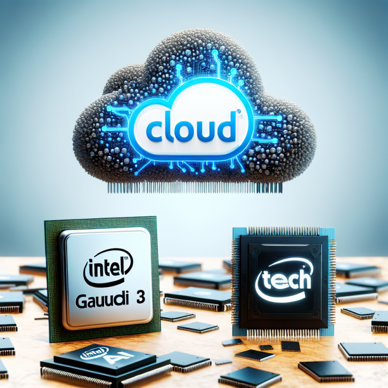 Illustration of IBM Cloud proposera les puces IA Gaudi 3 d'Intel l'année prochaine | TechCrunch