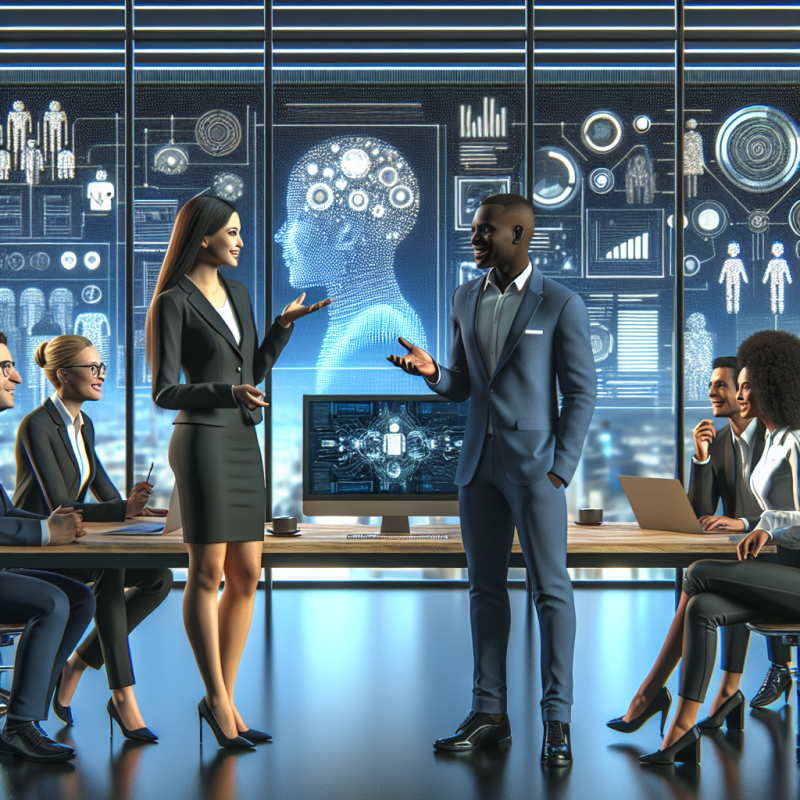 Illustration of IA en entreprise : une approche centrée sur l’humain