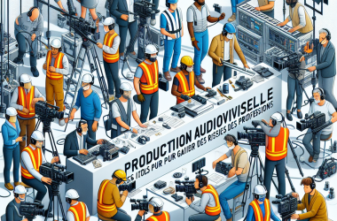 Illustration of Production audiovisuelle : des outils pour agir en prévention des risques professionnels - Actualité - INRS
