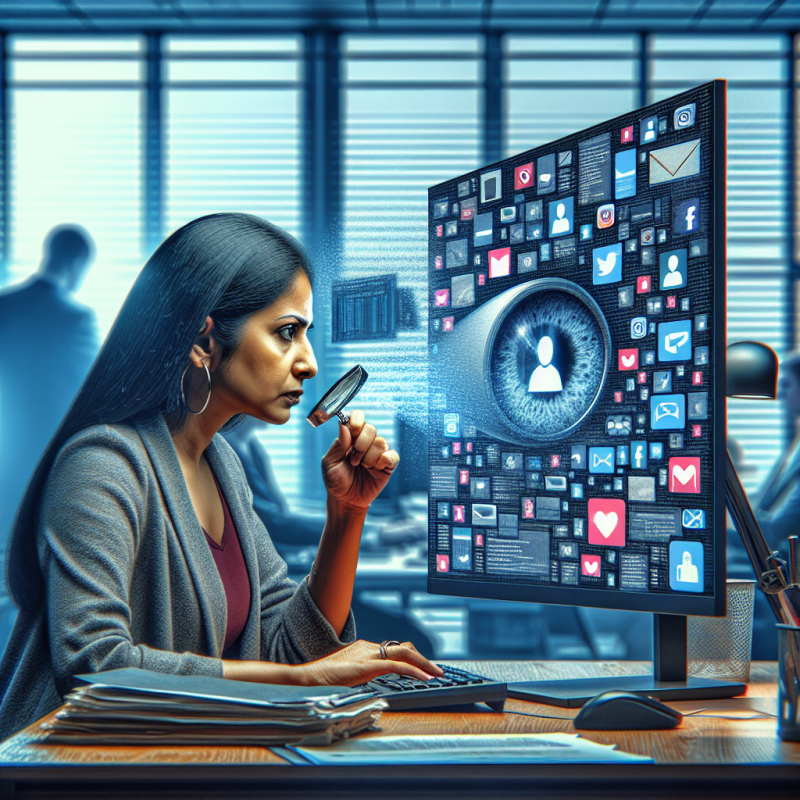 Illustration of Jusqu'où un employeur peut-il aller en fouillant votre vie numérique?