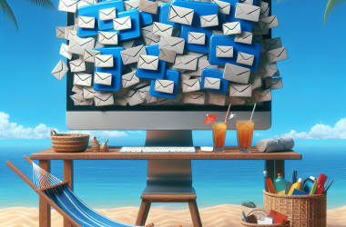 Illustration of "Une véritable surcharge cognitive": comment gérer la montagne de mails au retour de vacances?