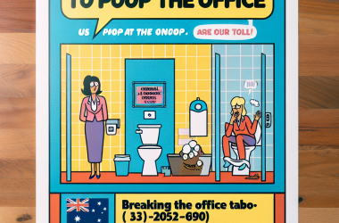 Illustration of "Il est normal de faire caca au bureau": cette drôle de campagne australienne pour lutter contre un tabou