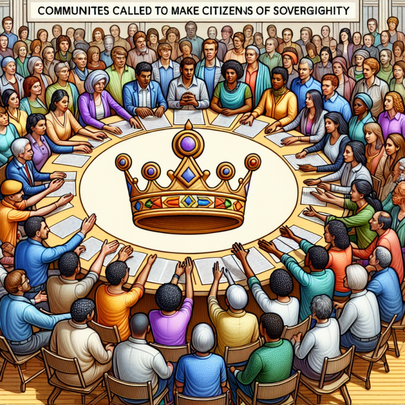 Illustration of Les collectivités appelées à rendre les citoyens acteurs de la souveraineté