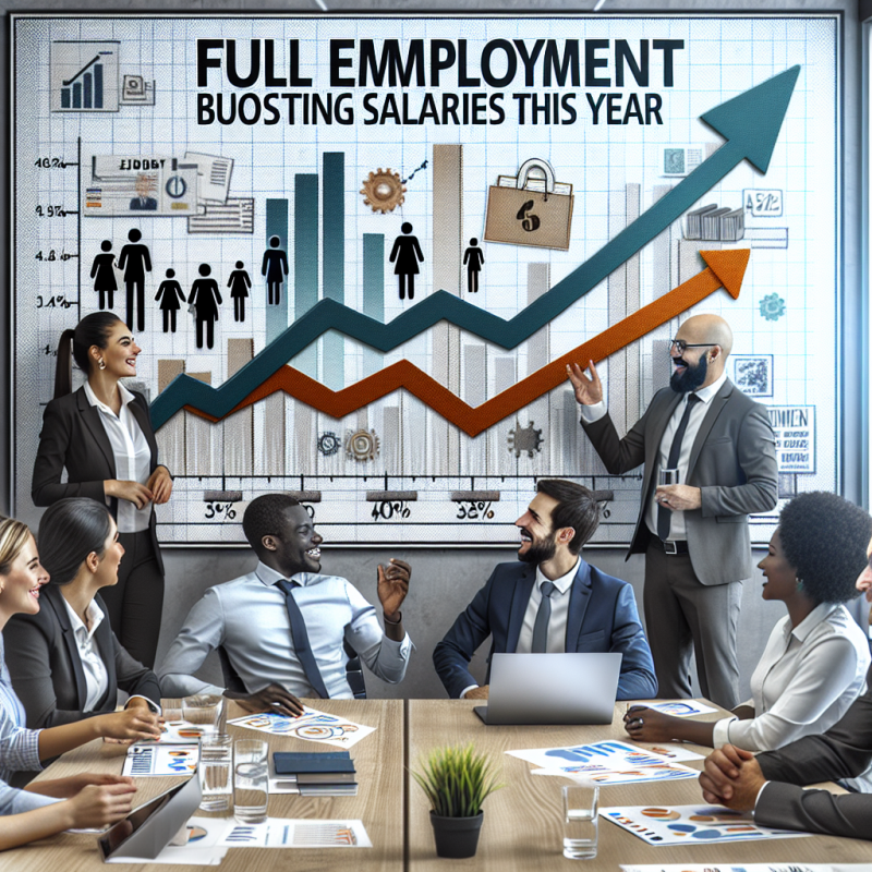 Illustration of Cadres: portés par le plein emploi, les salaires ont augmenté de 4% cette année