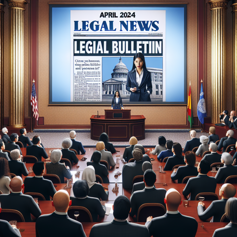 Illustration of Présentation du bulletin d’actualité juridique d’avril 2024 - Actualité - INRS