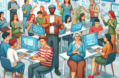 Illustration of Médiateurs sociaux et médiateurs numériques unis contre l’illectronisme