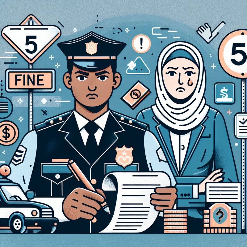 Illustration of Les contraventions de la 5e classe soumises à la procédure de l'amende forfaitaire