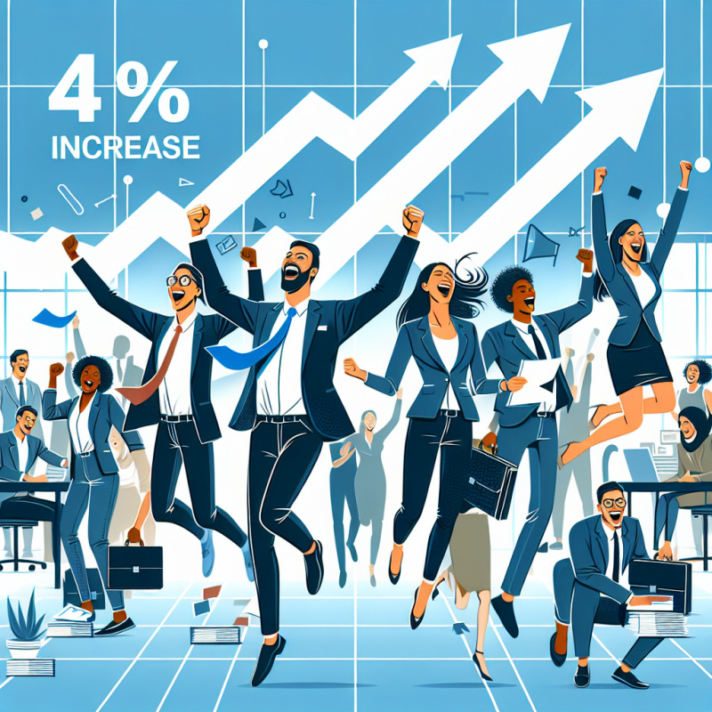 Illustration of Cadres: portés par le plein emploi, les salaires ont augmenté de 4% cette année