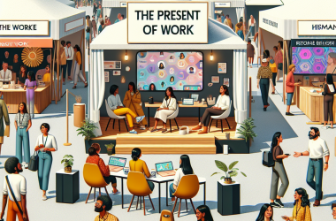 Illustration of Le Festival RH se centre sur la thématique du Présent du Travail