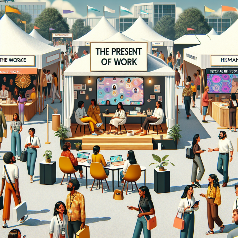 Illustration of Le Festival RH se centre sur la thématique du Présent du Travail