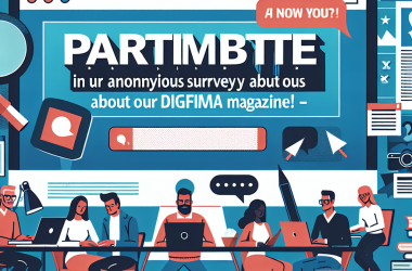 Illustration of Participez à notre enquête anonyme à propos de notre magazine Digiformag ! - Digiformag