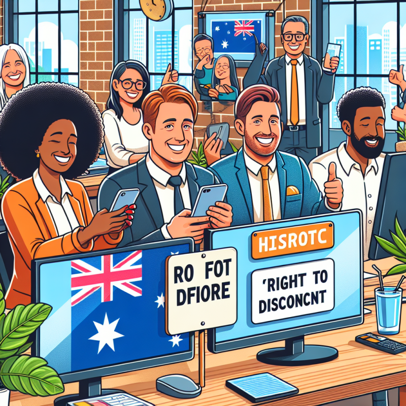 Illustration of "Un jour historique pour les salariés": le "droit à la déconnexion" entre en vigueur en Australie