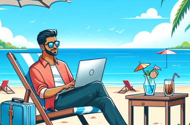 Illustration of Un salarié peut-il télétravailler depuis son lieu de vacances?