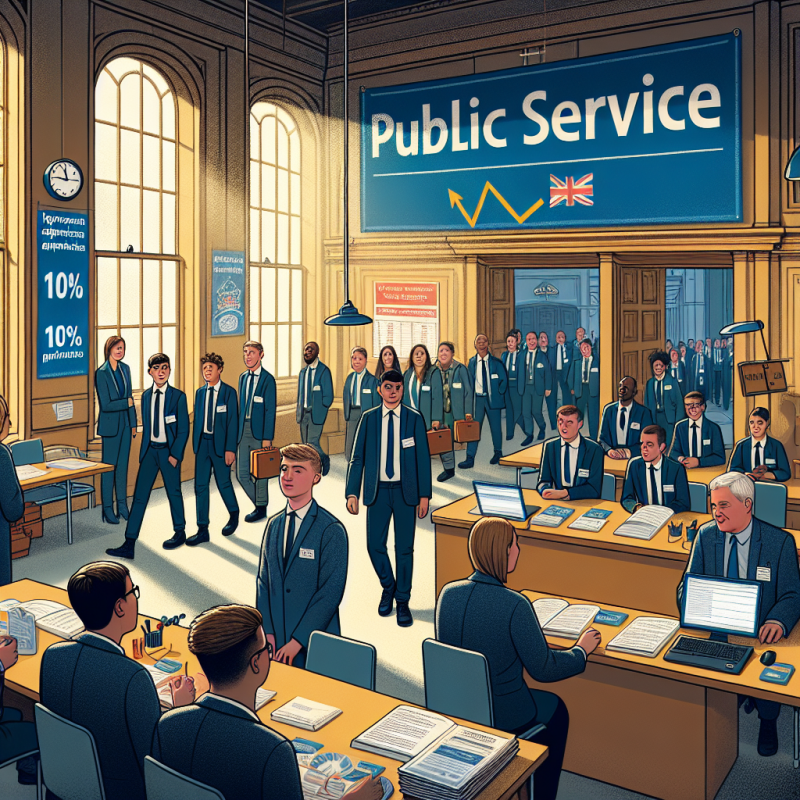 Illustration of Fonction publique : les entrées en apprentissage augmentent de 10 % en 2023 - Centre Inffo