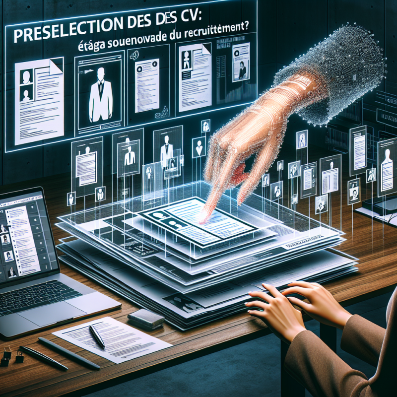 Illustration of Présélection des CV : Étape incontournable du recrutement ?
