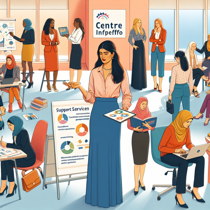 Illustration of Une offre de services en soutien à l’entrepreneuriat féminin - Centre Inffo