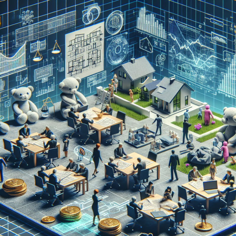 Illustration of Révolutions immobilières et économies de miniatures en peluche | TechCrunch