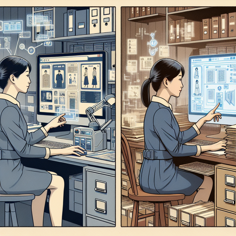 Illustration of Le numérique bouleverse-t-il le métier d’archiviste ?