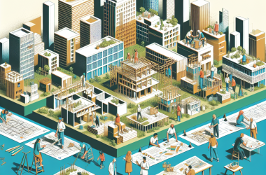 Illustration of Territoires & Construction, l'évènement qui répond aux enjeux d'aménagement de tous les territoires