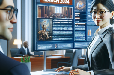 Illustration of Présentation du bulletin d’actualité juridique de mars 2024 - Actualité - INRS