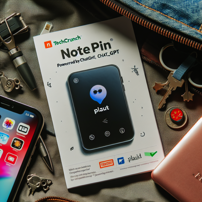 Illustration of Le NotePin à 169$ propulsé par ChatGPT de Plaud a une place permanente dans mon sac de voyage | TechCrunch
