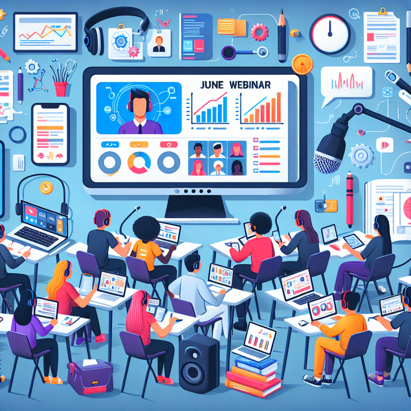Illustration of Les webinaires de juin de Digiformag