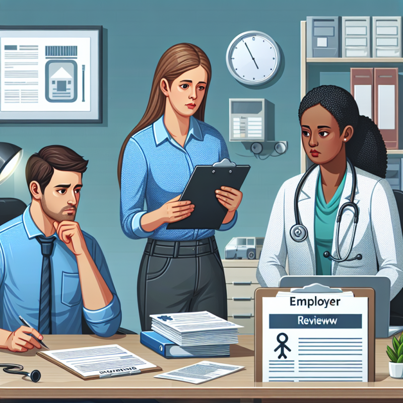 Illustration of Quelles sont les modalités d’organisation d’une contre-visite médicale par l’employeur lorsqu’un salarié est en arrêt maladie ?