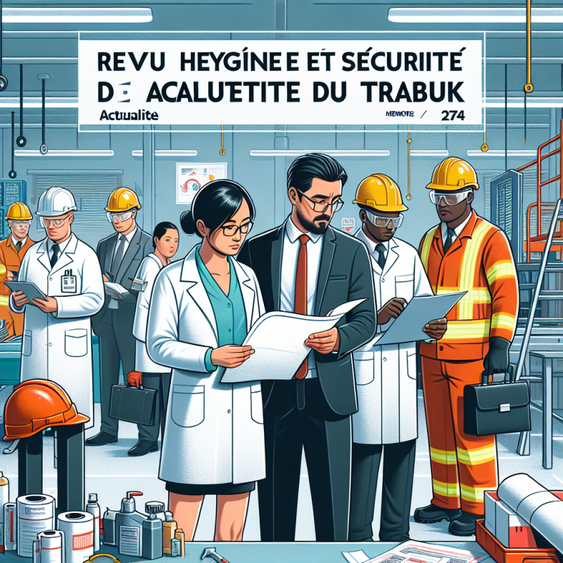 Illustration of Revue Hygiène et sécurité du travail : numéro 274 - Actualité - INRS