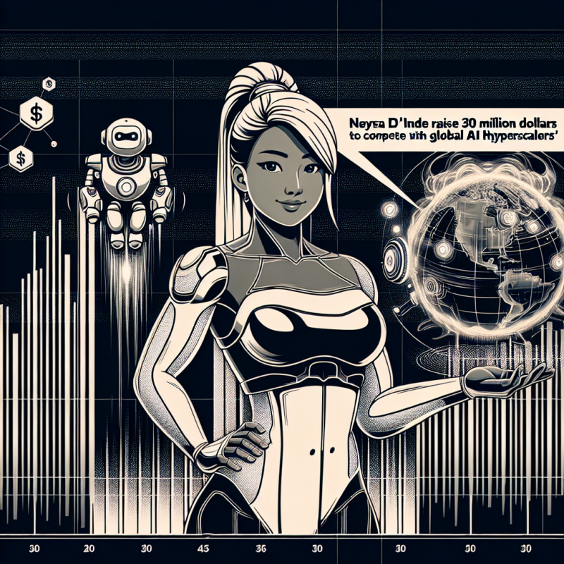 Illustration of "Neysa d'Inde lève 30 millions de dollars pour concurrencer les hyperscalers mondiaux d'IA | TechCrunch"