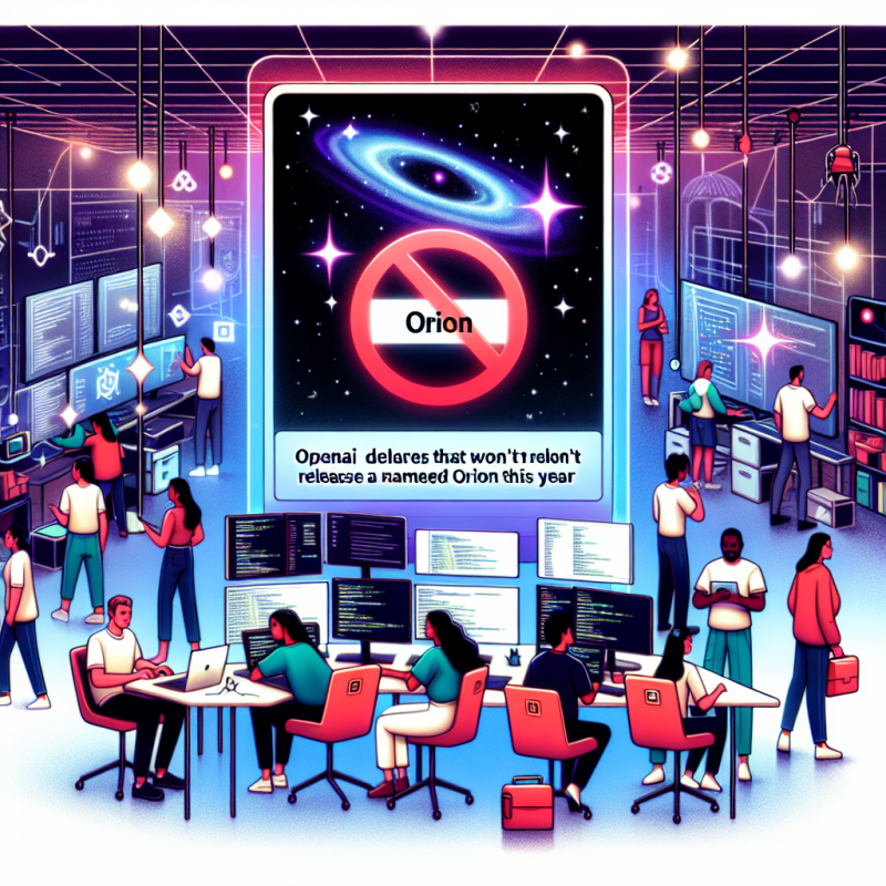 Illustration of OpenAI déclare qu'il ne sortira pas de modèle nommé Orion cette année | TechCrunch